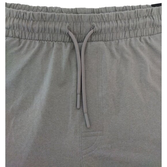 Leg3nd Mens Gray Athletic Training Shorts With Elastic Waistband & Drawstring L. - Picture 5 of 7